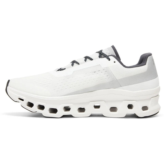 On Cloudmonster Exclusive White Black Running Shoes