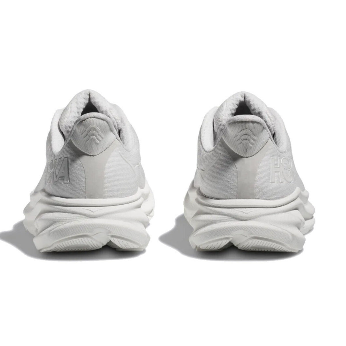 HOKA Clifton 9 Triple White Running Shoes