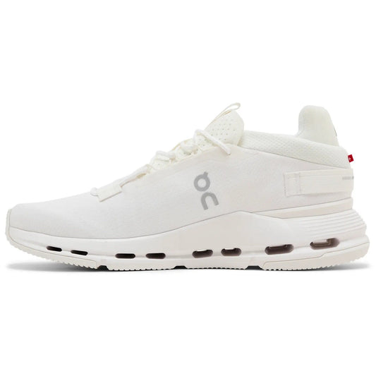 On Cloudnova 2 All White Sneakers