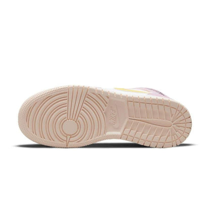 Air Jordan 1 Mid 'Arctic Pink University Gold'