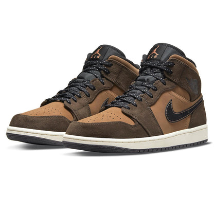 Air Jordan 1 Mid 'Dark Chocolate / Earth Tone'