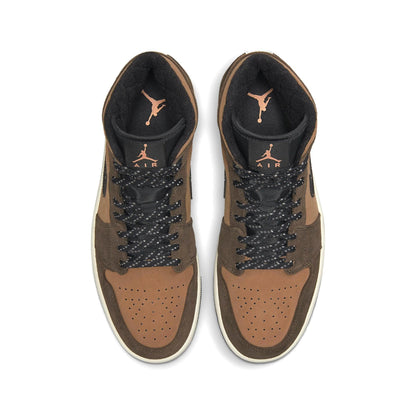 Air Jordan 1 Mid 'Dark Chocolate / Earth Tone'