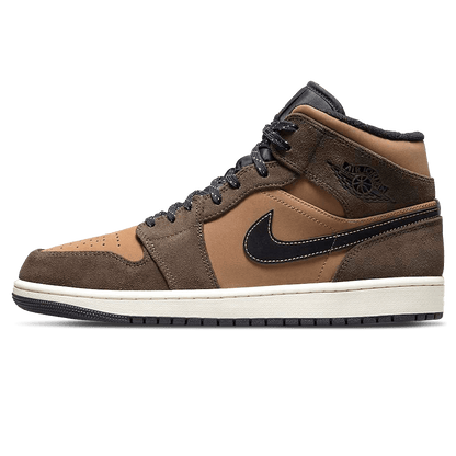 Air Jordan 1 Mid 'Dark Chocolate / Earth Tone'