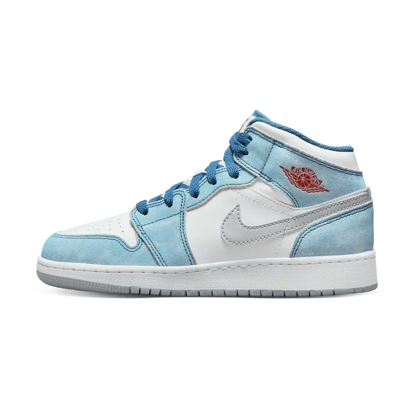 Air Jordan 1 Mid 'French Blue Fire Red'