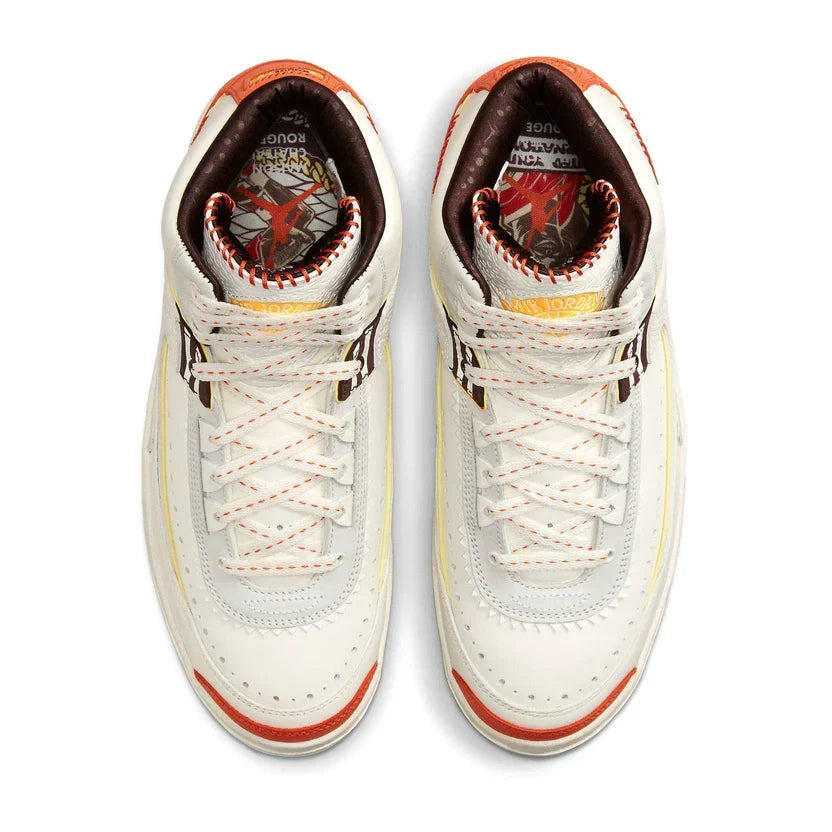 Air Jordan 2 x Maison Château Rouge 'Orange Sail'