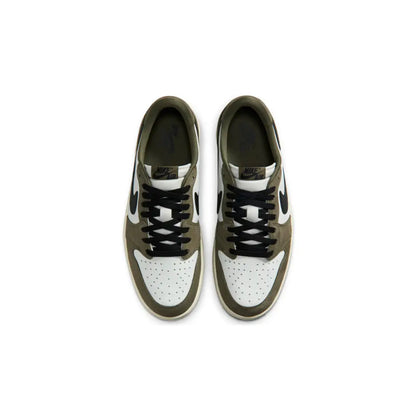 Air Jordan 1 Low 'Medium Olive Sail Black'