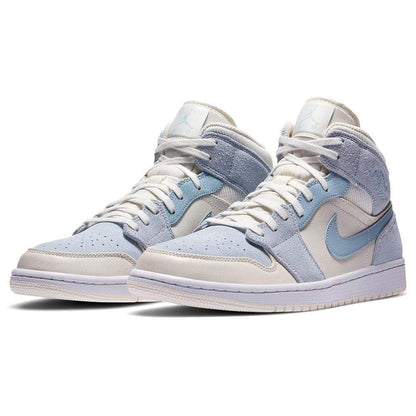 Air Jordan 1 Mid 'Mixed Textures Celestine Blue'