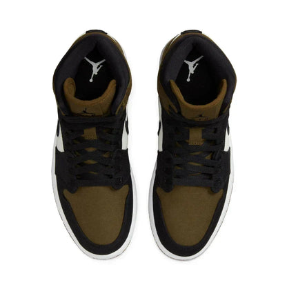 Air Jordan 1 Mid 'Olive Toe'