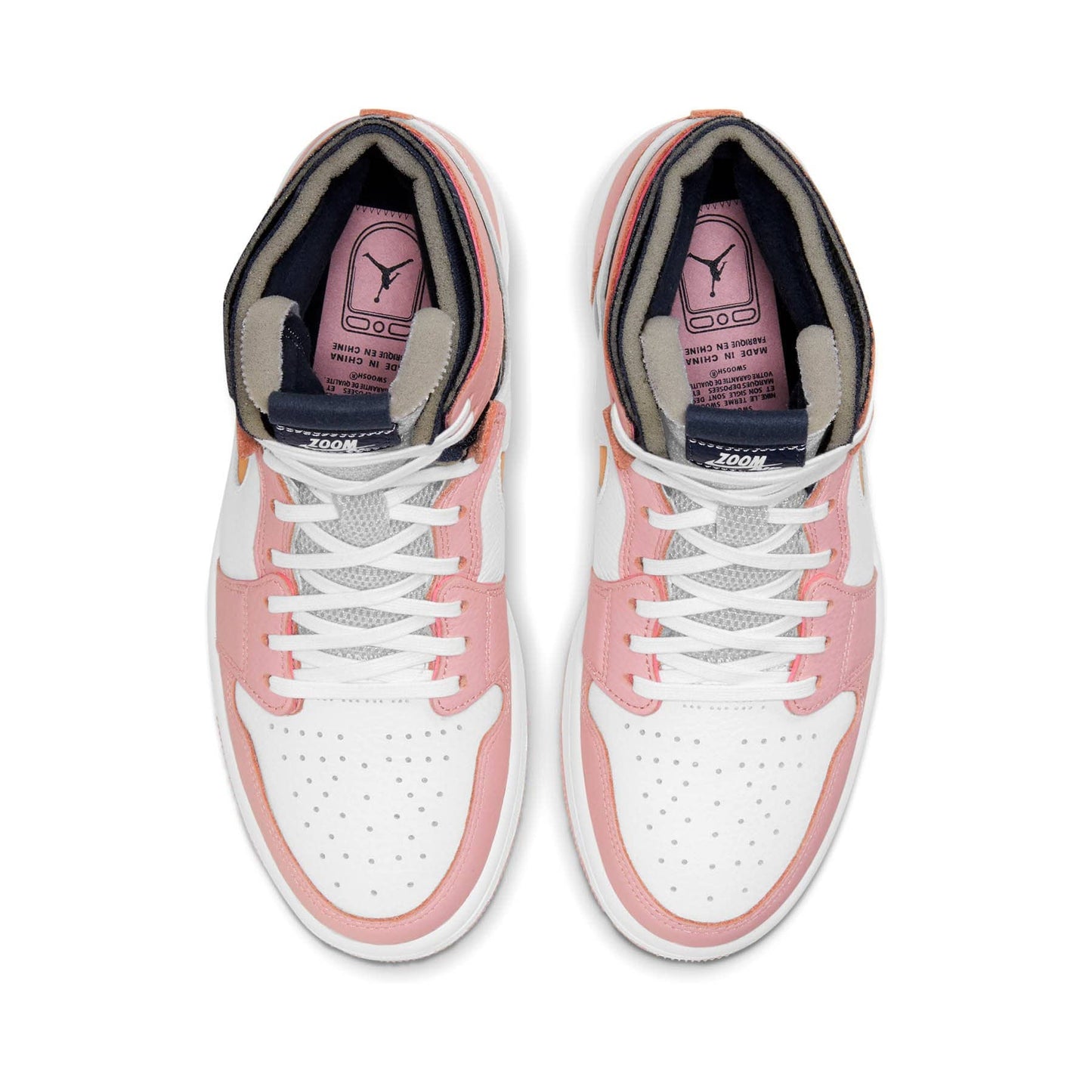 Air Jordan 1 High Zoom CMFT 'Pink Glaze / Cauliflower'
