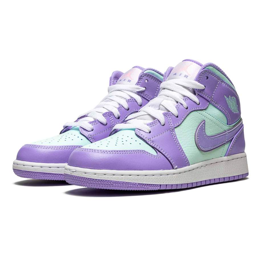 Air Jordan 1 Mid 'Purple Aqua'