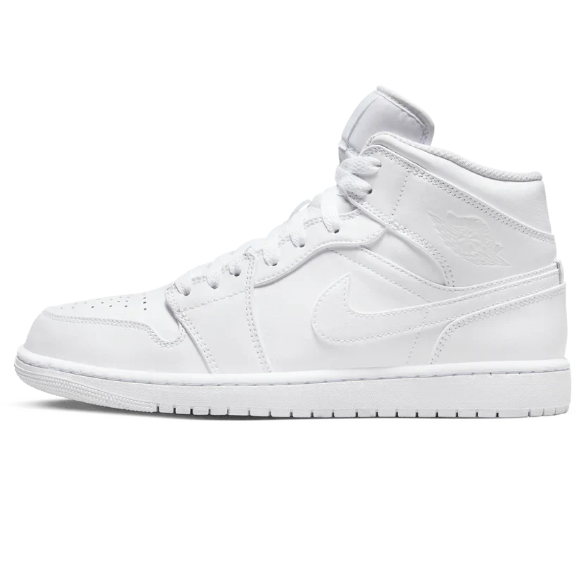Air Jordan 1 Mid 'Triple White' (2022)