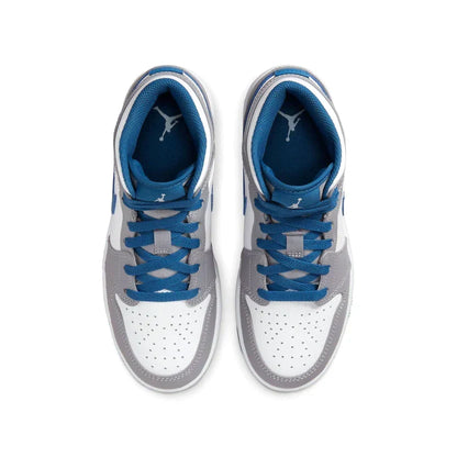 Air Jordan 1 Mid 'True Blue Cement'